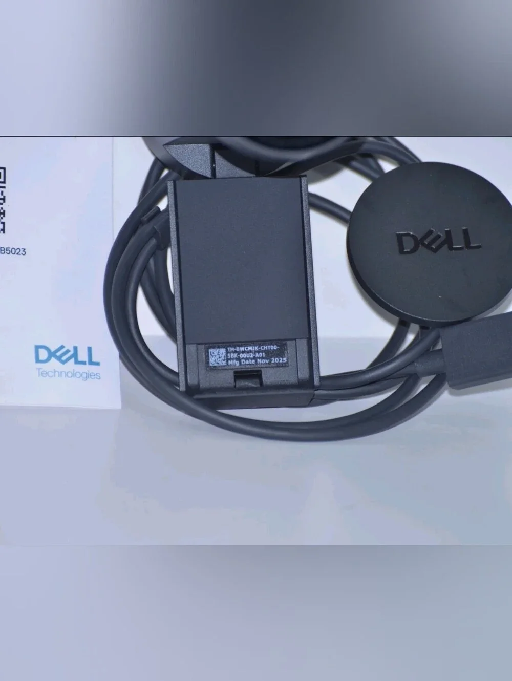 Dell Pro Webcam WB5023-DDAO 2K QHD - Black - HDR Ai Auto Framing